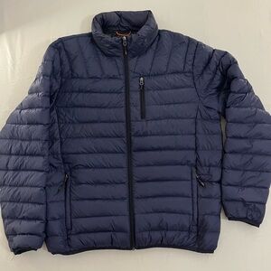 Men’s Hawks & Co Empire 2.0 Primaloft Performance Navy Puffer Coat Jacket Large
